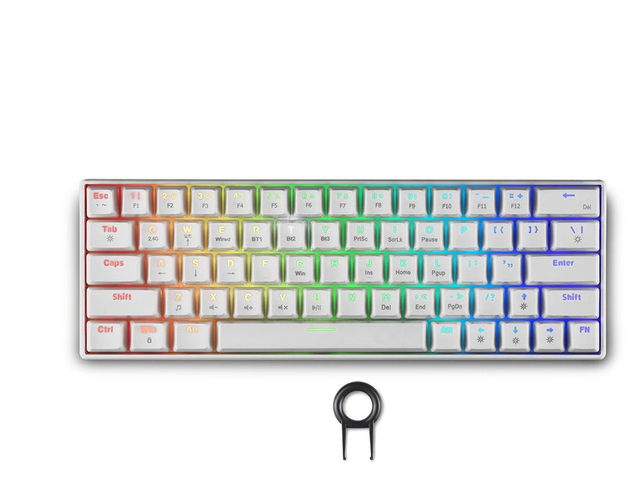 Spartan Gear Pegasus 2 RGB White Gaming Wireless Keyboard