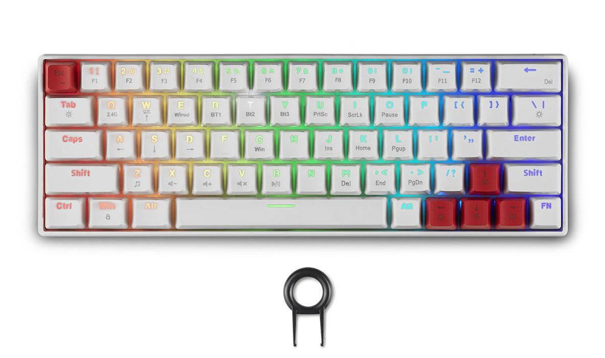 Spartan Gear Pegasus 2 RGB White Gaming Wireless Keyboard