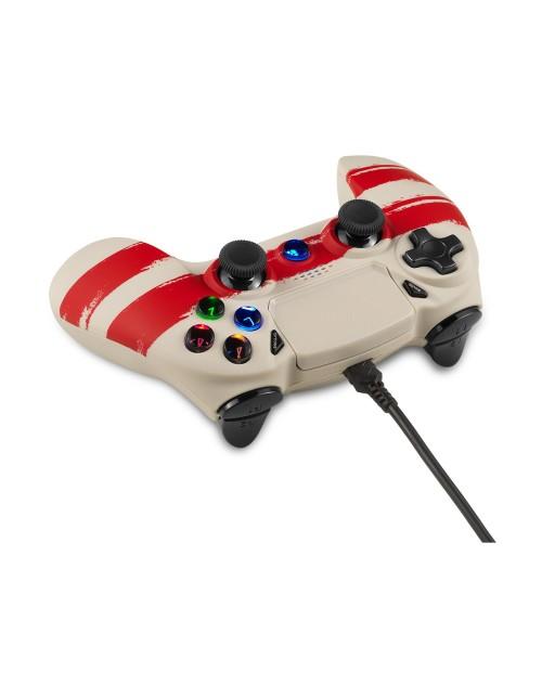 Spartan Gear - Hoplite 2 Wired Controller - Super Gamer (Special Edition) PC/PS4, Redline