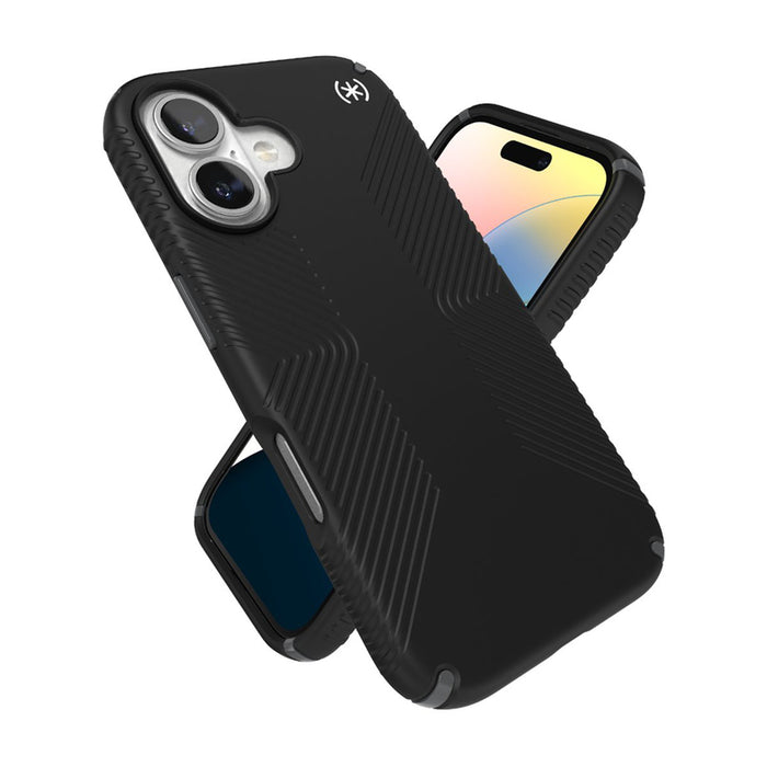 IPHONE 16 PRESIDIO GRIP BLACK CASE