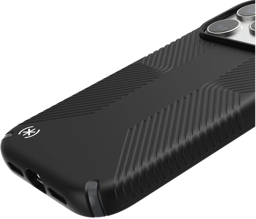IPHONE 17 PRO PRESIDIO GRIP BLACK CASE