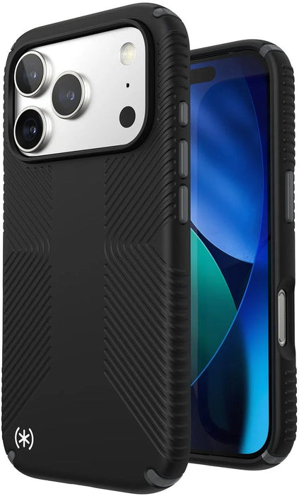 IPHONE 17 PRO PRESIDIO GRIP BLACK CASE
