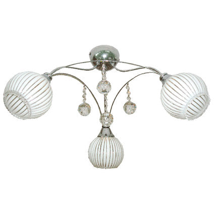 CHANDELIER WHITE 3XE27 60W SPECTRA LINE
