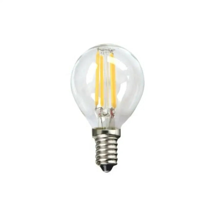 Spherical LED Light Bulb Silver Electronics 1960314 E14 4W 3000K A++ (Warm light) - Декорация и Осветление<<<Дом