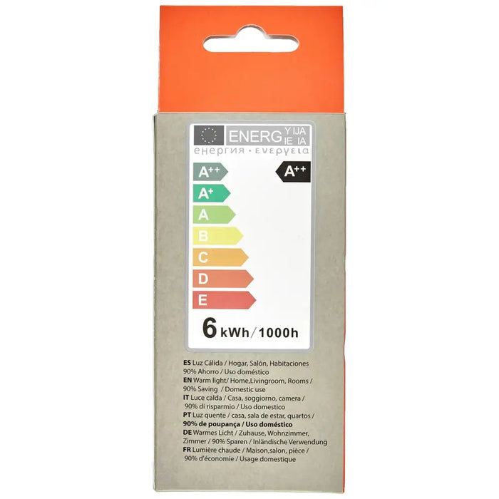 Spherical LED Light Bulb Silver Electronics 1980627 E27 6W 3000K A++ (Warm light) - Декорация и Осветление<<<Дом