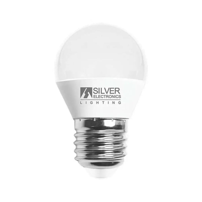 Spherical LED Light Bulb Silver Electronics 960727 E27 7W - Декорация и Осветление<<<Дом
