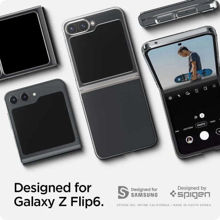 Spigen Airskin Case for Samsung Galaxy Z Flip 6 - Clear - Cell phone cases and covers<<<HurtelXML