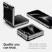 Spigen Airskin Case for Samsung Galaxy Z Flip 6 - Dark Gray (Zero One Pattern) - Cell phone cases and covers<<<HurtelXML