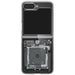 Spigen Airskin Case for Samsung Galaxy Z Flip 6 - Dark Gray (Zero One Pattern) - Cell phone cases and covers<<<HurtelXML