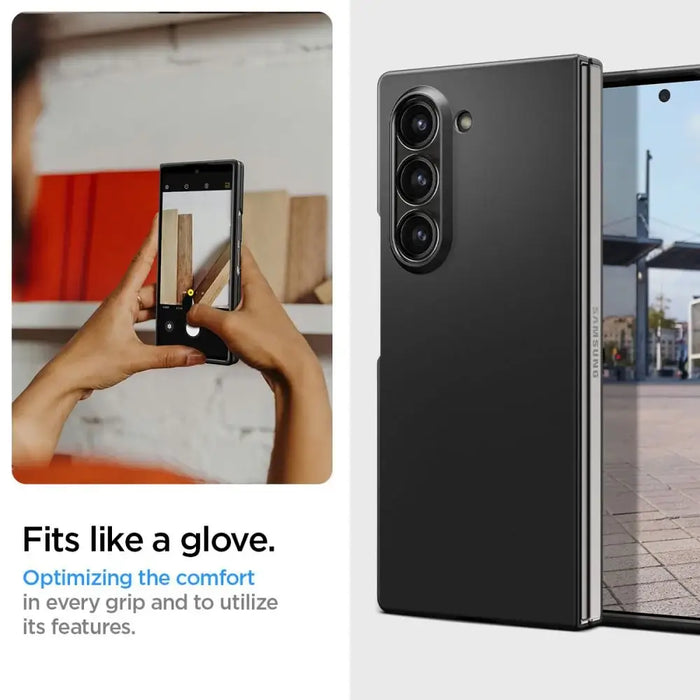 Spigen Airskin Case for Samsung Galaxy Z Fold 6 - Black - Cell phone cases and covers<<<HurtelXML