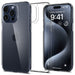 Spigen Airskin Hybrid Case for iPhone 15 Pro - Clear - Cell phone cases and covers<<<HurtelXML