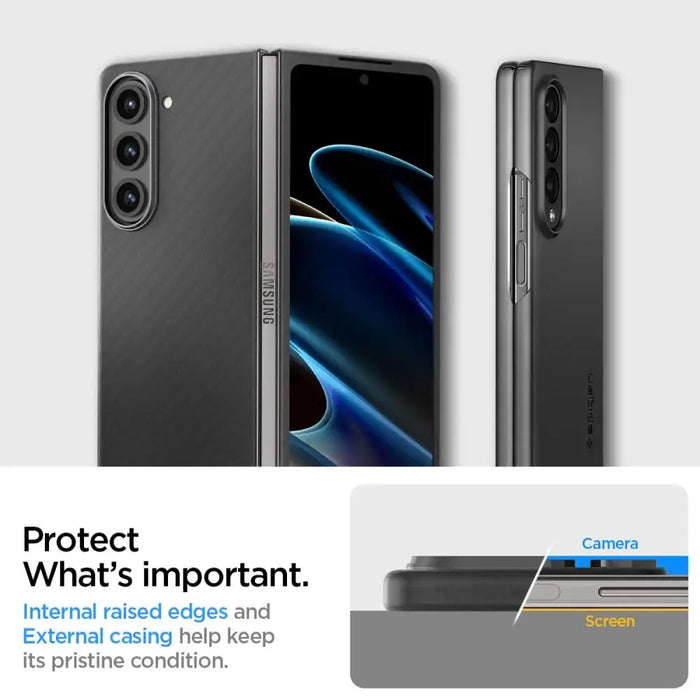 Spigen Airskin Pro Case for Samsung Galaxy Z Fold 5 - Black - Cell phone cases and covers<<<HurtelXML