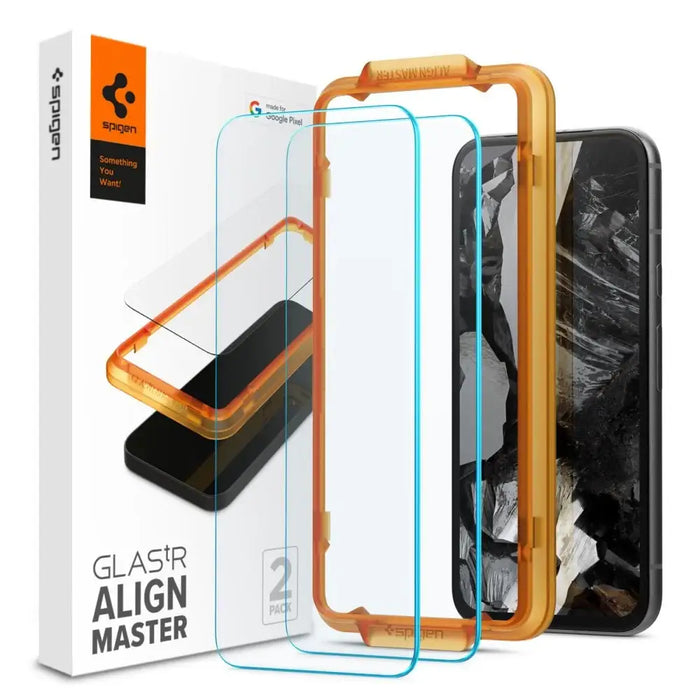 Spigen ALM Glas.tR tempered glass for Google Pixel 8A - 2 pcs. - Cell phone tempered glass<<<HurtelXML