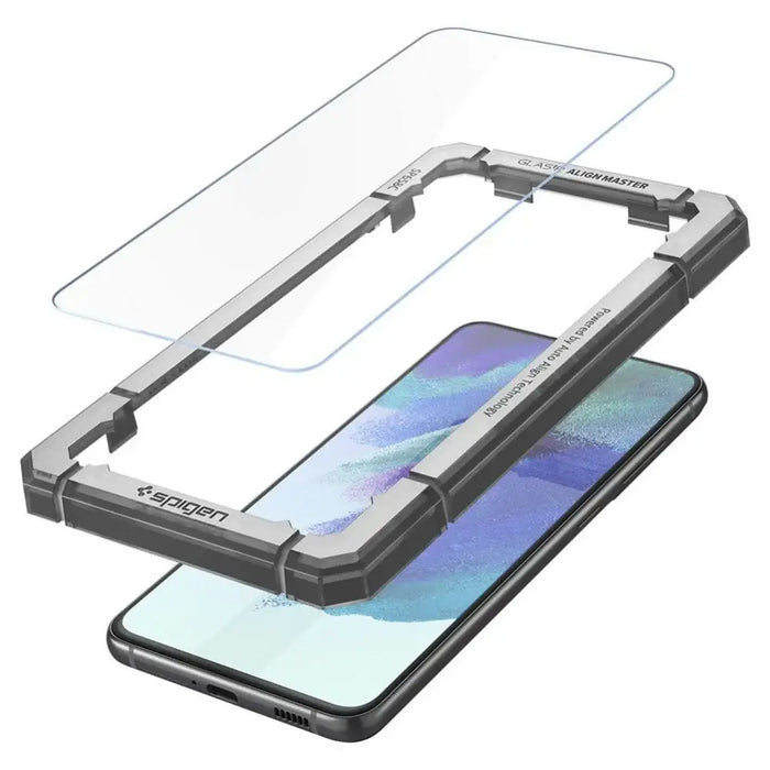 Spigen ALM Glas.tR tempered glass for Samsung Galaxy S21 FE - 2 pcs. - Cell phone tempered glass<<<HurtelXML