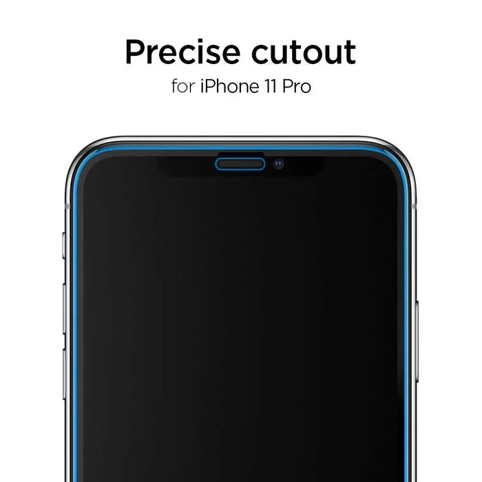 Spigen ALM Glass FC Tempered Glass for iPhone 11 Pro Max - Black - Cell phone tempered glass<<<HurtelXML