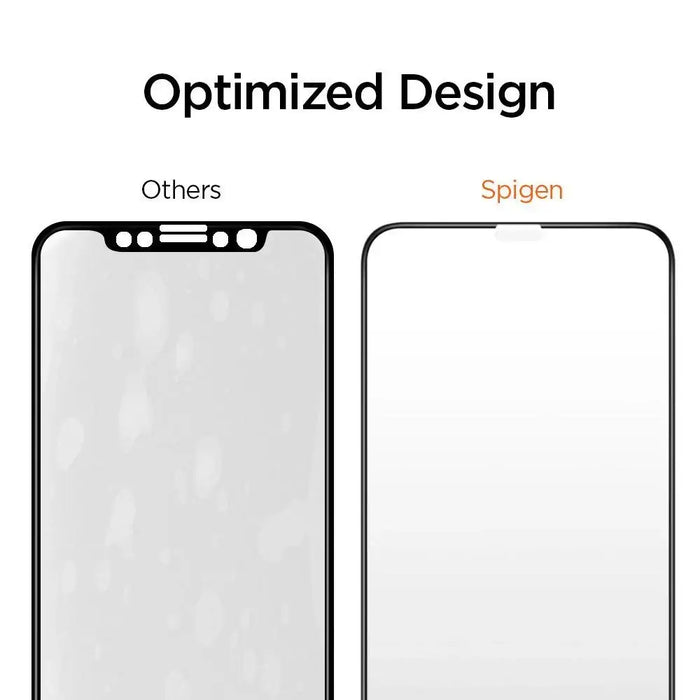 Spigen ALM Glass FC Tempered Glass for iPhone 11 Pro Max - Black - Cell phone tempered glass<<<HurtelXML