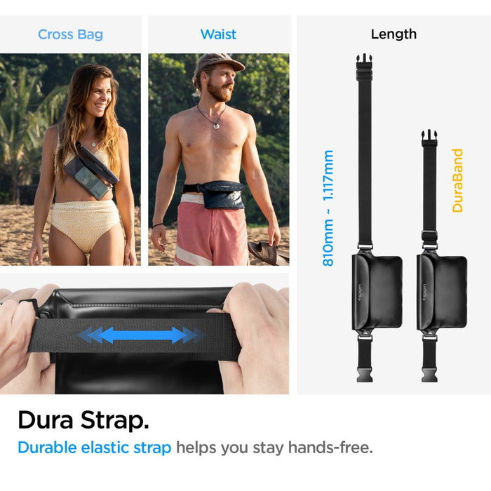 Spigen Aqua Shield A620 Waterproof Hip Bag IPX8 - Black 2 pcs. - Other cell phone equipment<<<HurtelXML
