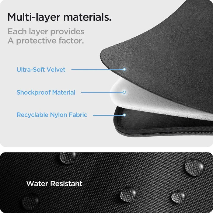 Spigen Basic Pouch 13-14’’ Laptop Bag - Black - Laptop bags<<<HurtelXML