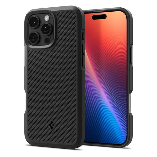 Spigen Core Armor Case for iPhone 16 Pro Max - Matte Black - Cell phone cases and covers<<<HurtelXML