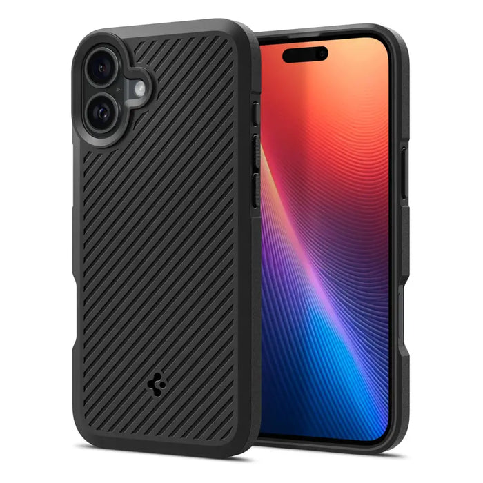 Spigen Core Armor iPhone 16 Plus Case - Black - Cell phone cases and covers<<<HurtelXML