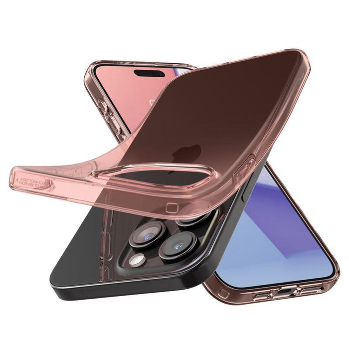 Spigen Crystal Flex Case for iPhone 15 Pro Max - Pink/Transparent - Cell phone cases and covers<<<HurtelXML
