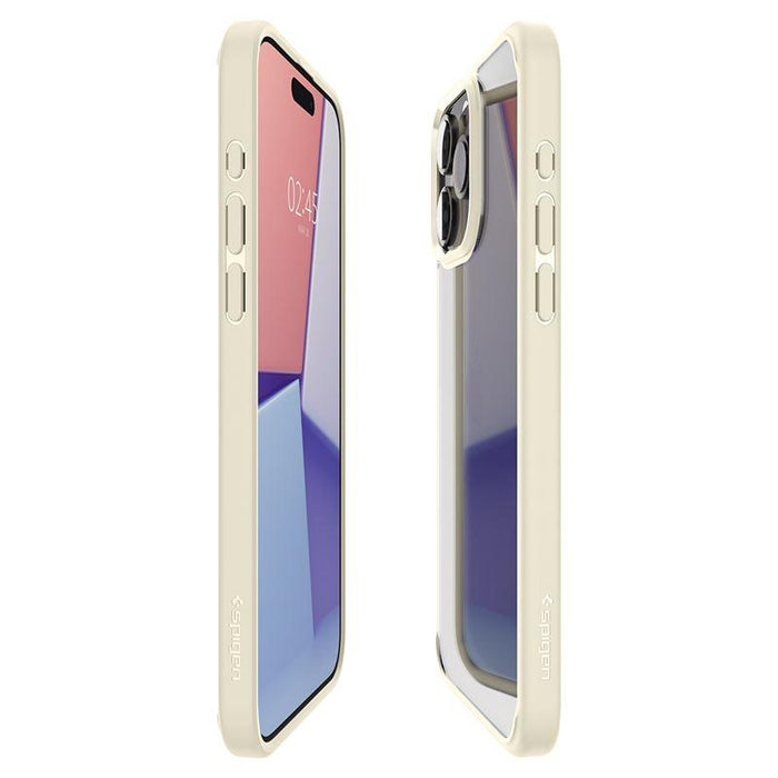 Spigen Crystal Hybrid Case for iPhone 15 Pro Max - Clear Beige - Cell phone cases and covers<<<HurtelXML