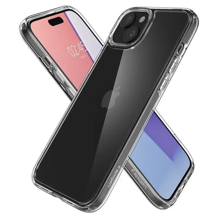 Spigen Crystal Hybrid iPhone 15 Case - Clear - Cell phone cases and covers<<<HurtelXML
