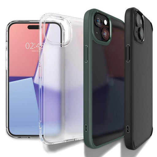 Spigen Crystal Hybrid iPhone 15 Plus Case - Clear - Cell phone cases and covers<<<HurtelXML