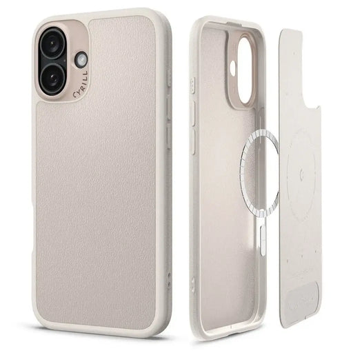 Spigen Cyrill Kajuk Mag iPhone 16 Case - Beige - Cell phone cases and covers<<<HurtelXML
