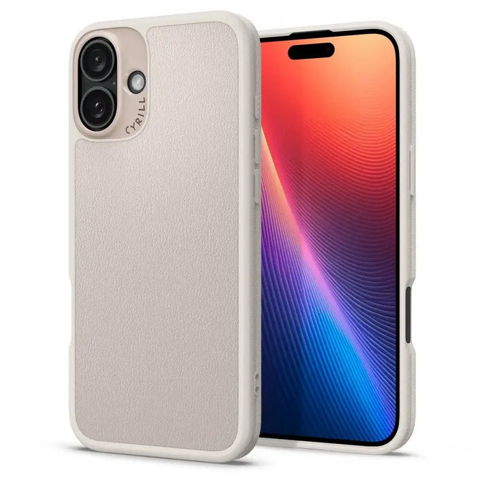 Spigen Cyrill Kajuk Mag iPhone 16 Case - Beige - Cell phone cases and covers<<<HurtelXML