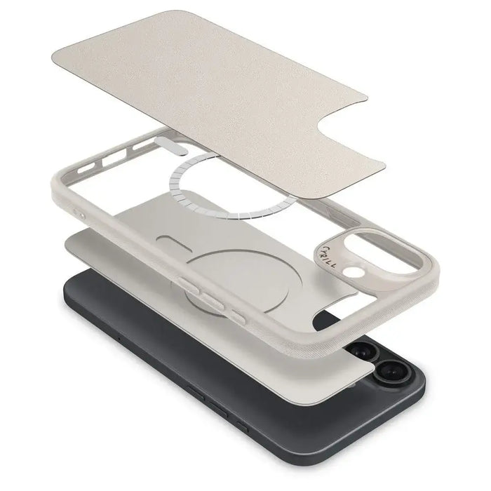 Spigen Cyrill Kajuk Mag iPhone 16 Case - Beige - Cell phone cases and covers<<<HurtelXML