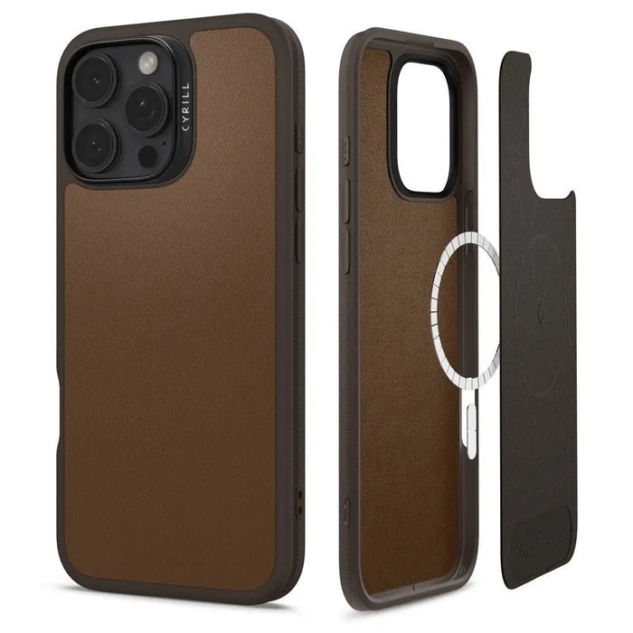 Spigen Cyrill Kajuk Mag iPhone 16 Pro Max Case - Brown - Cell phone cases and covers<<<HurtelXML