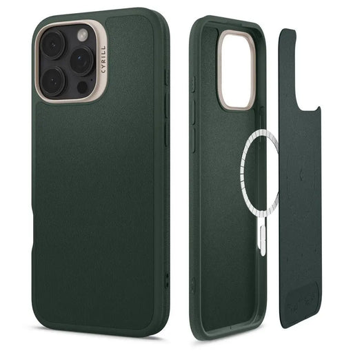 Spigen Cyrill Kajuk MagSafe iPhone 16 Pro Max Case - Green - Cell phone cases and covers<<<HurtelXML