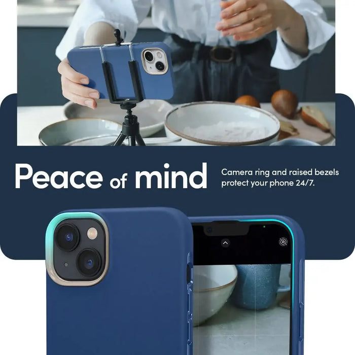 Spigen Cyrill Ultra Color Mag Case with MagSafe for iPhone 14 Plus - Navy Blue - Cell phone cases and covers<<<HurtelXML