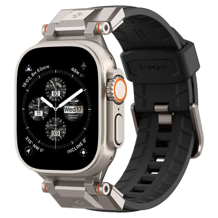 Spigen Durapro Armor Strap for Apple Watch 4/5/6/7/8/9/SE/ Ultra (42/44/45/49 mm) - Black - Cell phone cases