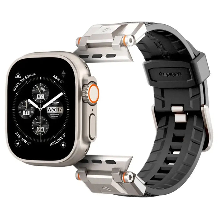 Spigen Durapro Armor Strap for Apple Watch 4/5/6/7/8/9/SE/ Ultra (42/44/45/49 mm) - Black - Cell phone cases
