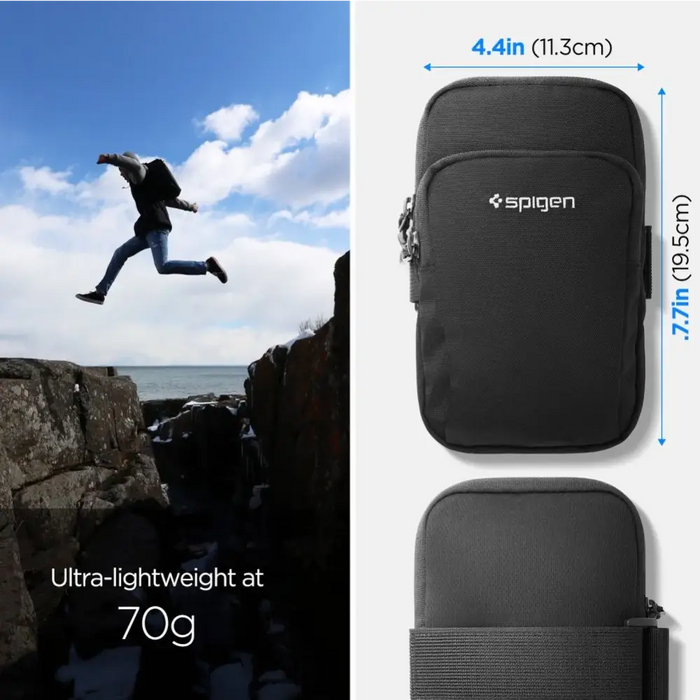Spigen Dynamic Shield A702 Armband - Black - Sport products<<<HurtelXML