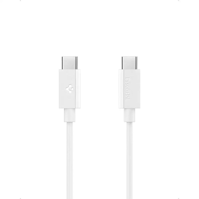 Spigen EB6020CC 60W Cable + USB-C / USB-C Cable 200 cm - White - Cables and tapes<<<HurtelXML