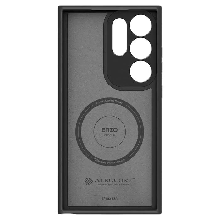 Spigen Enzo Aramid Case for Samsung Galaxy S24 Ultra - Matte Black - Cell phone cases and covers<<<HurtelXML