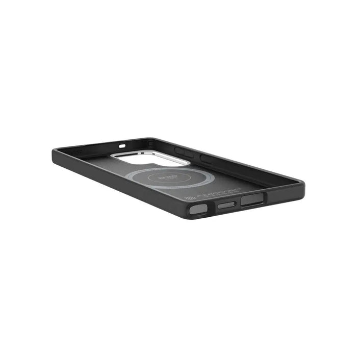 Spigen Enzo Aramid GP-FPS938PGABW Silicone Case with Built-in MagFit Ring for Samsung Galaxy S25 Ultra - Black - Cell