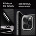 Spigen Enzo Aramid Mag Case with MagSafe for iPhone 16 Pro - Black and Silver - Cell phone cases and covers<<<HurtelXML