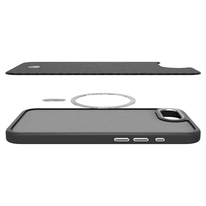 Spigen Enzo Aramid MagSafe iPhone 16e Case - Black - Cell phone cases and covers<<<HurtelXML
