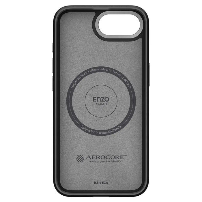 Spigen Enzo Aramid MagSafe iPhone 16e Case - Black - Cell phone cases and covers<<<HurtelXML