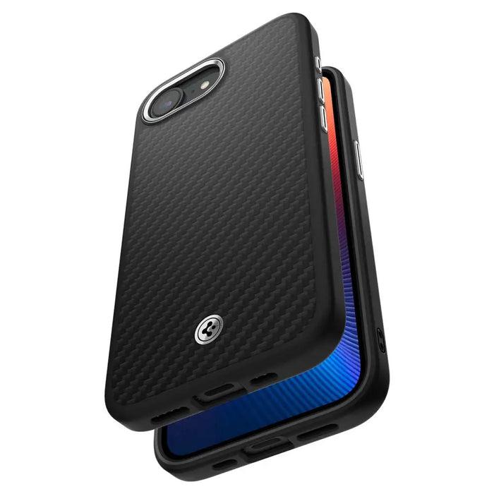 Spigen Enzo Aramid MagSafe iPhone 16e Case - Black - Cell phone cases and covers<<<HurtelXML