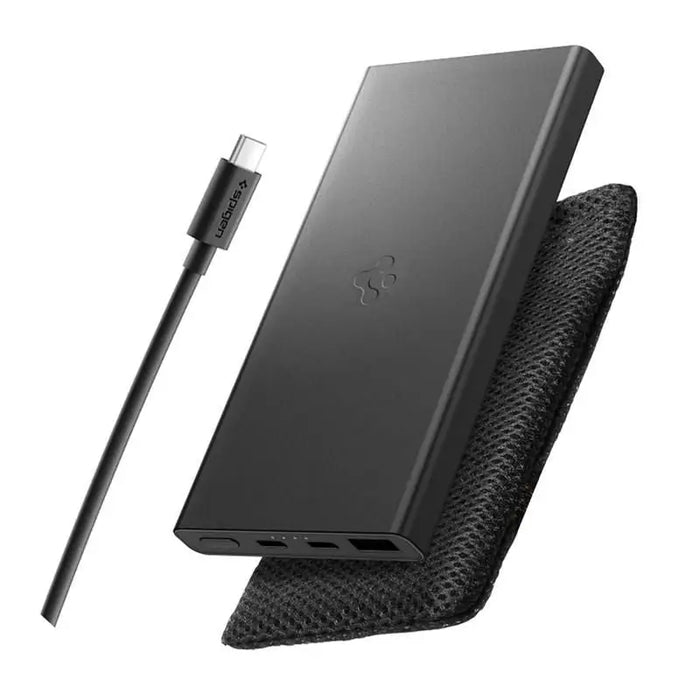 Spigen Essential EA2210 Power Bank 10000 mAh 22.5W - Black - Powerbanks<<<HurtelXML