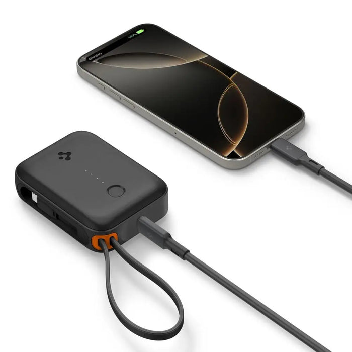 Spigen Essential EA3010BT 10000 mAh 30W Power Bank - Black - Powerbanks<<<HurtelXML