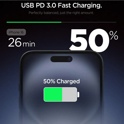 Spigen Essential EE201EU USB-C 20W Wall Charger - White - Cell phone USB charger<<<HurtelXML