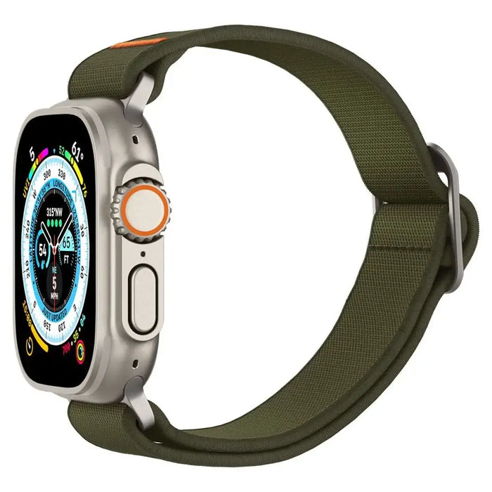 Spigen Fit Lite Ultra Strap for Apple Watch 4 / 5 / 6 / 7 / 8 / SE / Ultra (42/44/45/49 mm) - Green - Cell phone cases