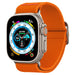 Spigen Fit Lite Ultra Strap for Apple Watch 4 / 5 / 6 / 7 / 8 / SE / Ultra (42/44/45/49 mm) - Orange - Cell phone cases