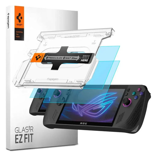 Spigen Glas.TR EZ Fit 2-pack Tempered Glass for Asus Rog Ally X - Transparent - Cell phone tempered glass<<<HurtelXML
